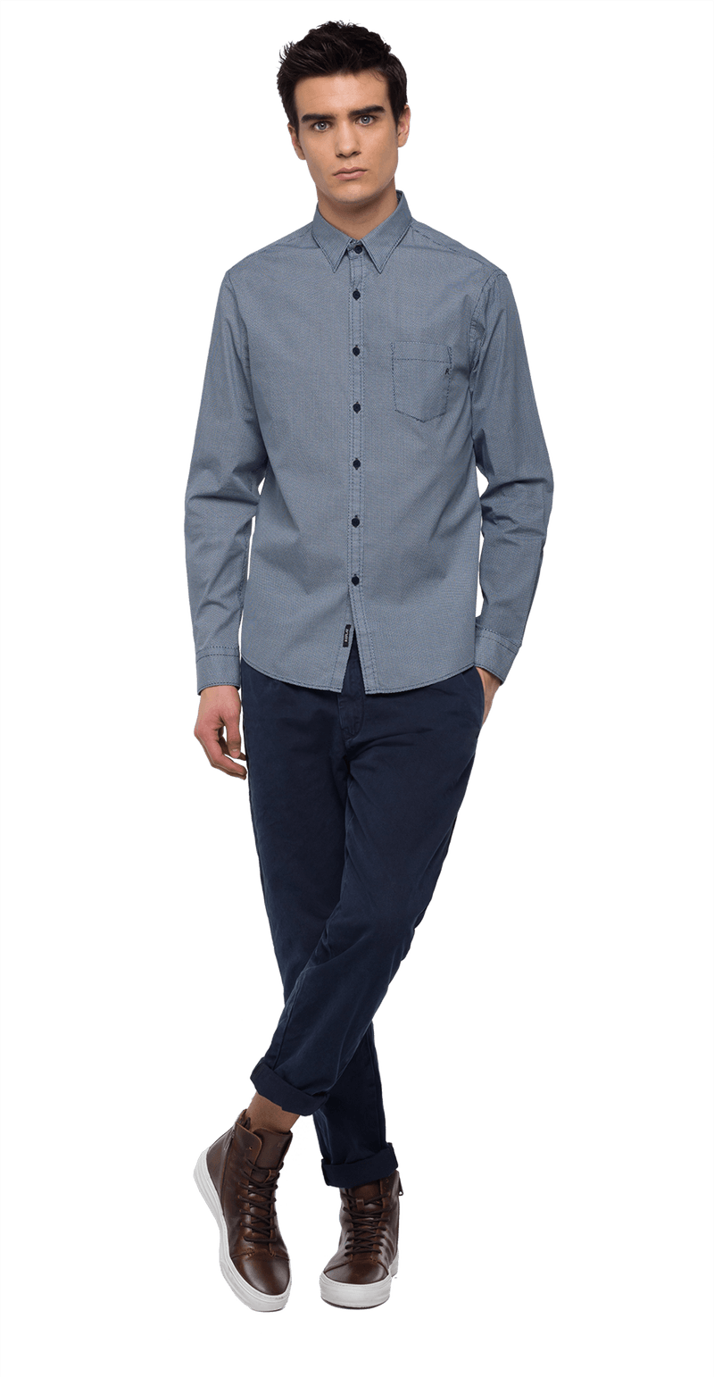Camisa-Para-Hombre-Replay