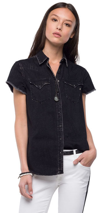Camisa-Para-Mujer-Replay
