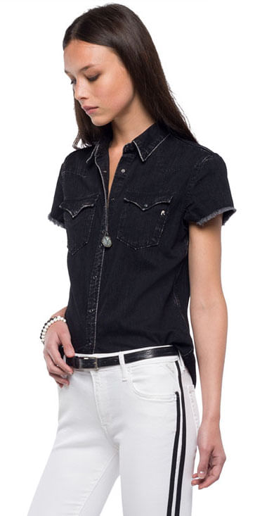 Camisa-Para-Mujer-Replay