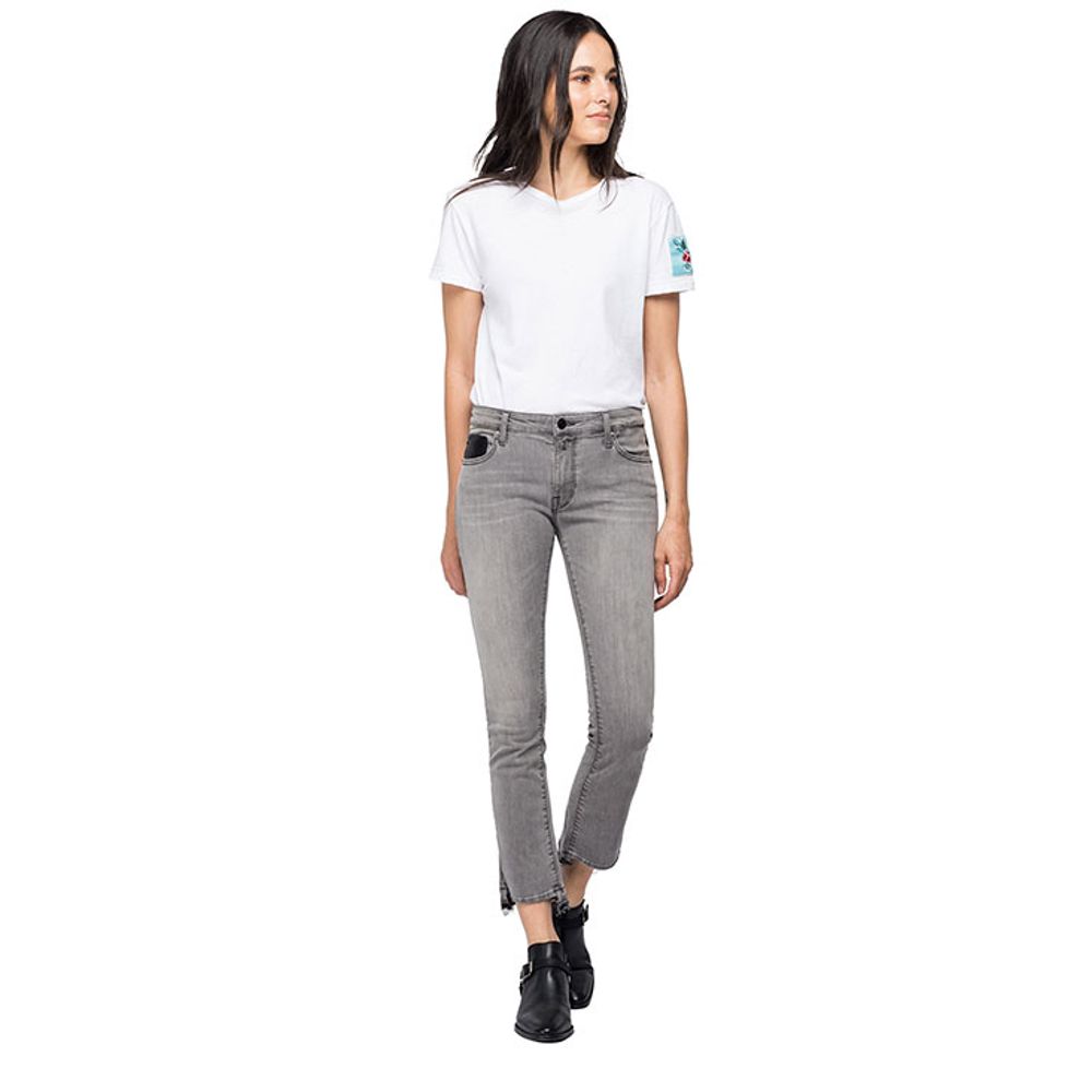 Jean Para Mujer Dominiqli Gris