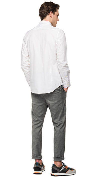 camisa-para-hombre-stretch-popeline-replay