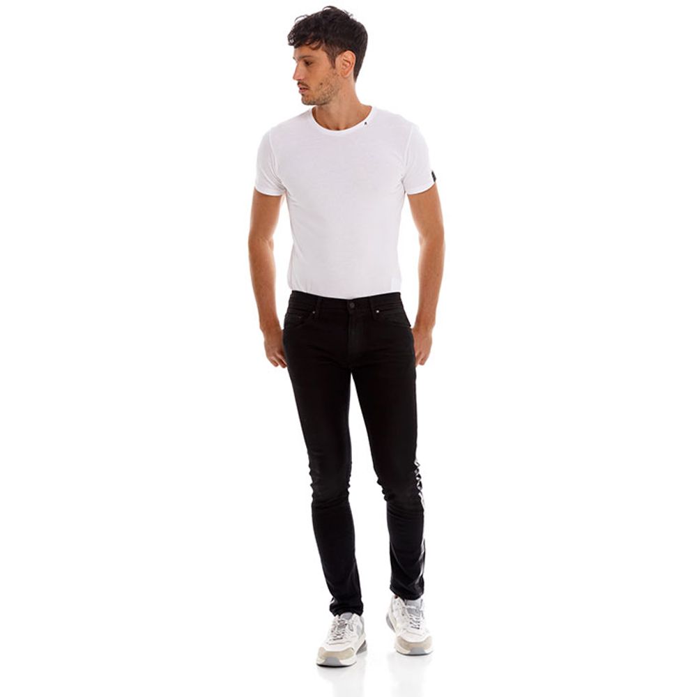 Jean Stretch Para Hombre Jondrill Negro