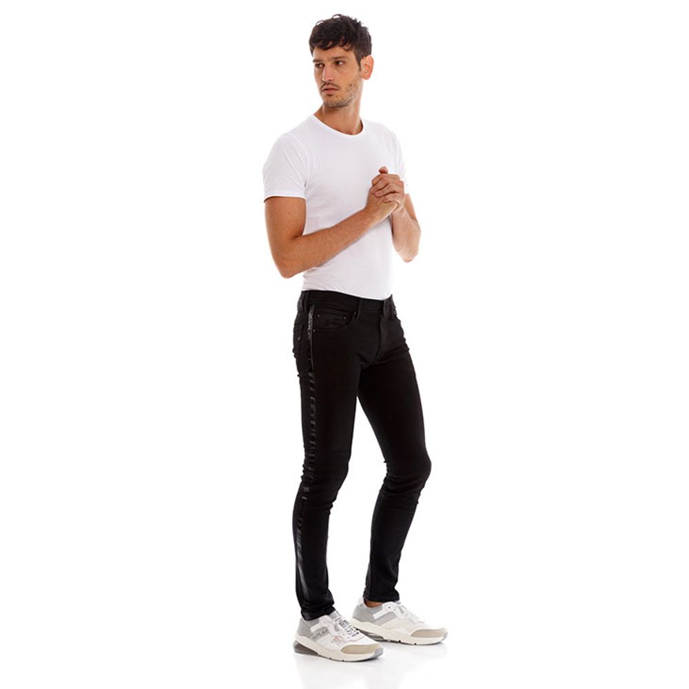 Jean Stretch Para Hombre Jondrill Negro