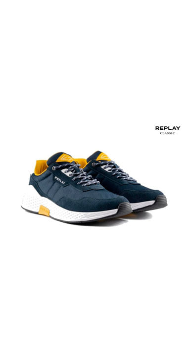 Tenis-Para-Hombre-Classic-Check-Replay