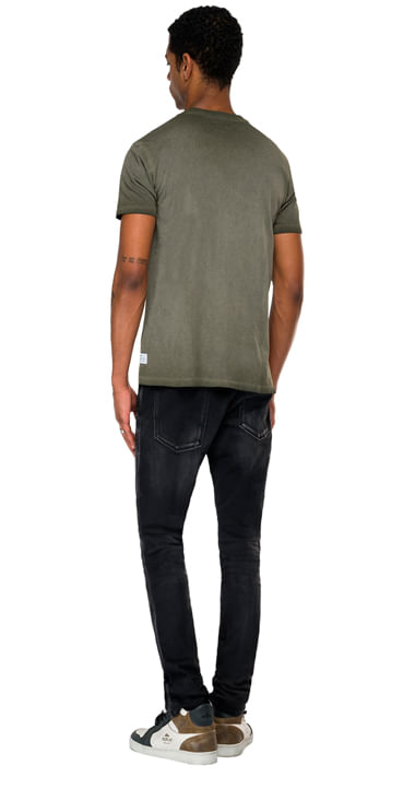 Camiseta-Para-Hombre-Garment-Dyed-Cotton-Jersey-Replay