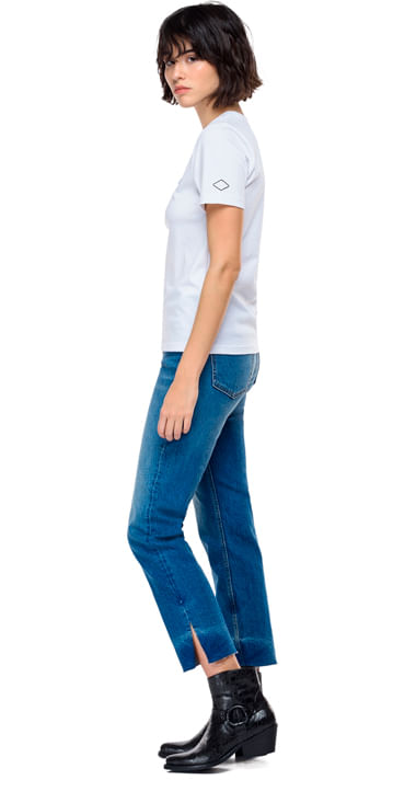 Camiseta-Para-Mujer-Piece-Dyed-Cotton-Jersey-Replay