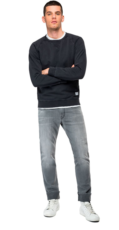 Buzo-Cerrado-Para-Hombre-Garment-Dyed-Cotton-Fleece-Replay