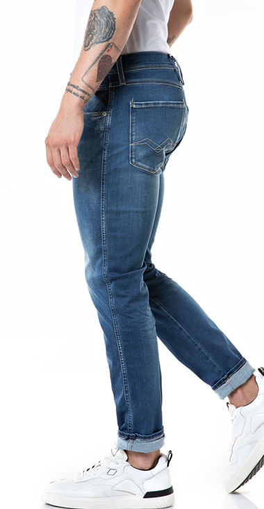 Jeans strech best sale para hombre