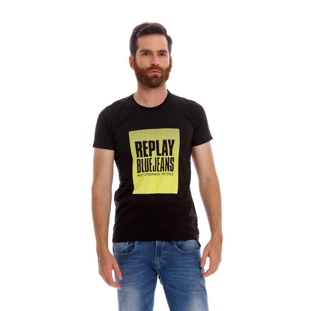 Camiseta Para Hombre Garment Dyed Single 3915