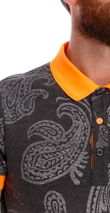 Polo-Para-Hombre-All-Over-Cachemire-Melange-Jersey-Replay