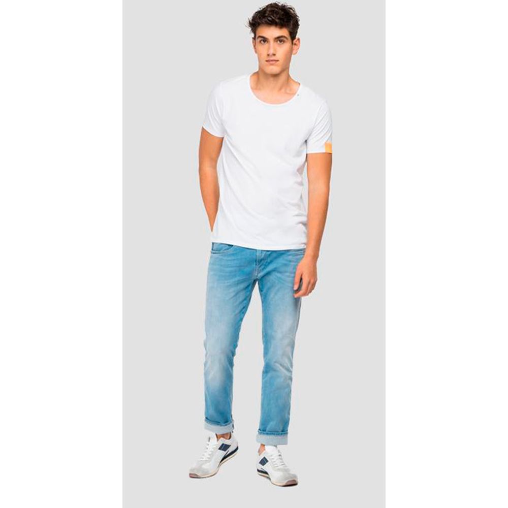 Jean Stretch Para Hombre Anbass 4074