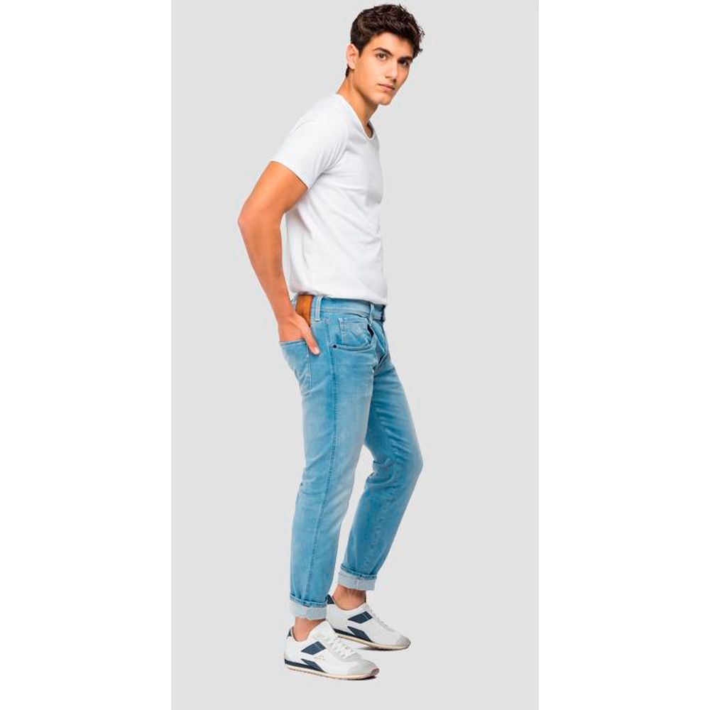 Jean Stretch Para Hombre Anbass 4074