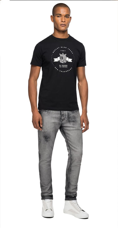 Camiseta-Para-Hombre-Compact-Cotton-Jersey-Replay