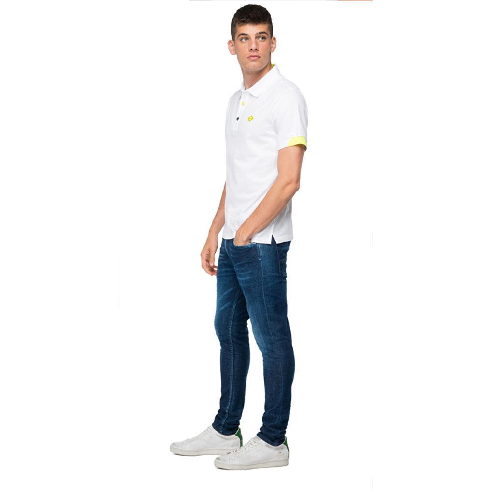 Polo Manga Corta Para Hombre Stretch Piquet
