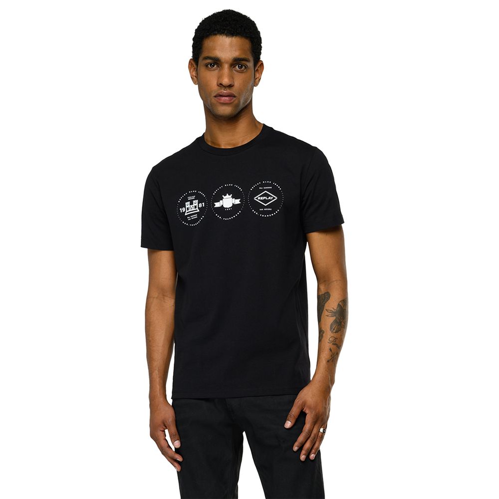 Camisa Vaquera Replay Para Hombre - Corte Regular, Denim 6.5 Oz Azul Oscuro