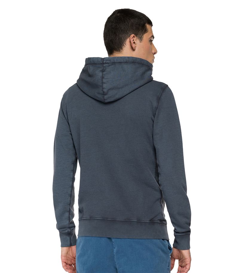 Buzo Hoodie Cerrado Para Hombre Sweatshirt Replay 4382, BUZOS