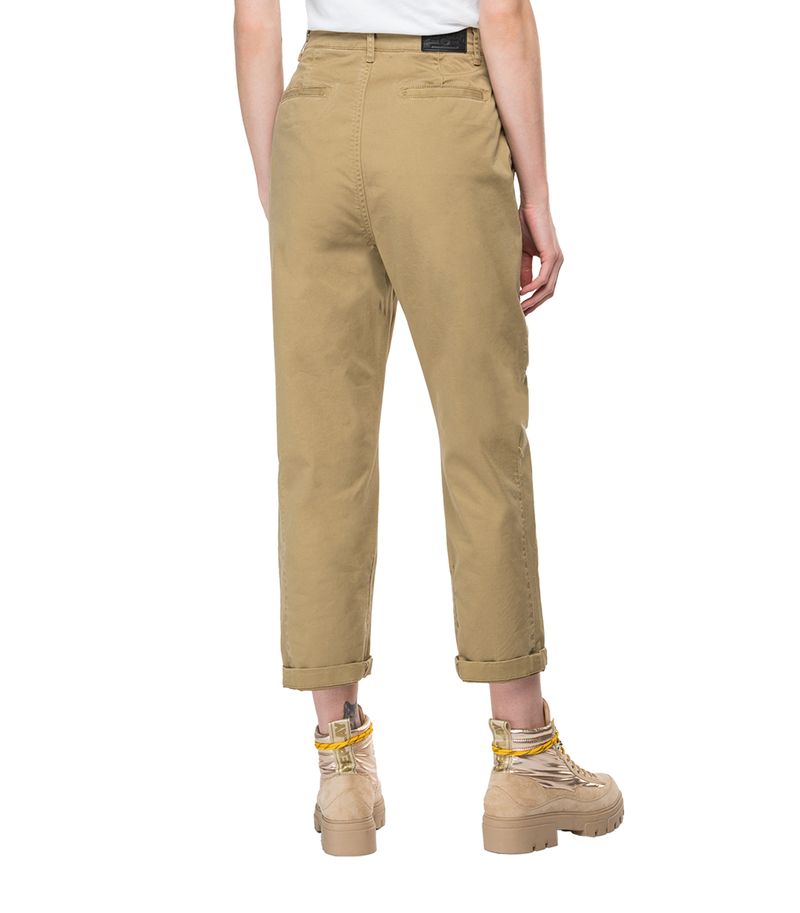 Pantalon Chino Para Mujer Pants Replay 4387, PANTALONES