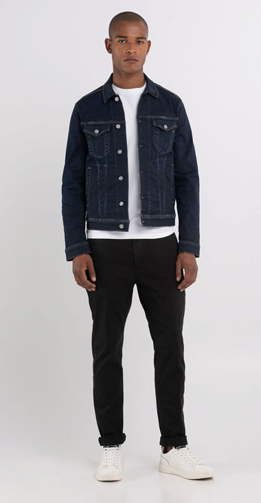 Chaqueta-Casual-Para-Hombre-Jacket-Replay