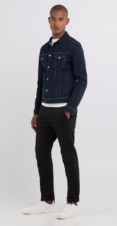 Chaqueta-Casual-Para-Hombre-Jacket-Replay