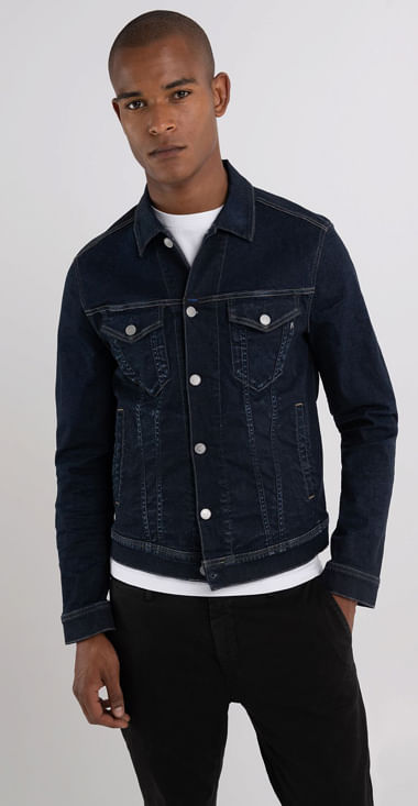 Chaqueta-Casual-Para-Hombre-Jacket-Replay