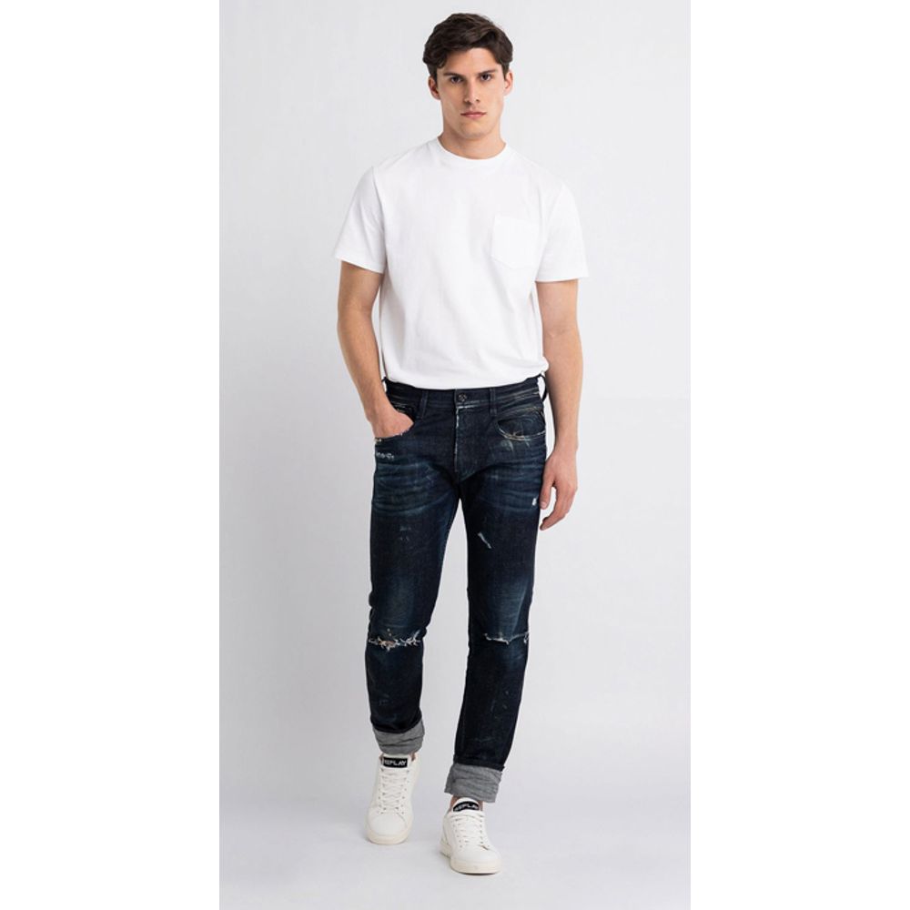 Jean Stretch Para Hombre Anbass 4718