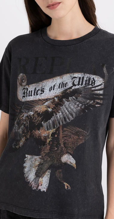Camiseta-Para-Mujer-Replay