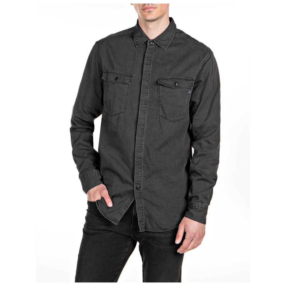 Camisa Manga Larga Para Hombre