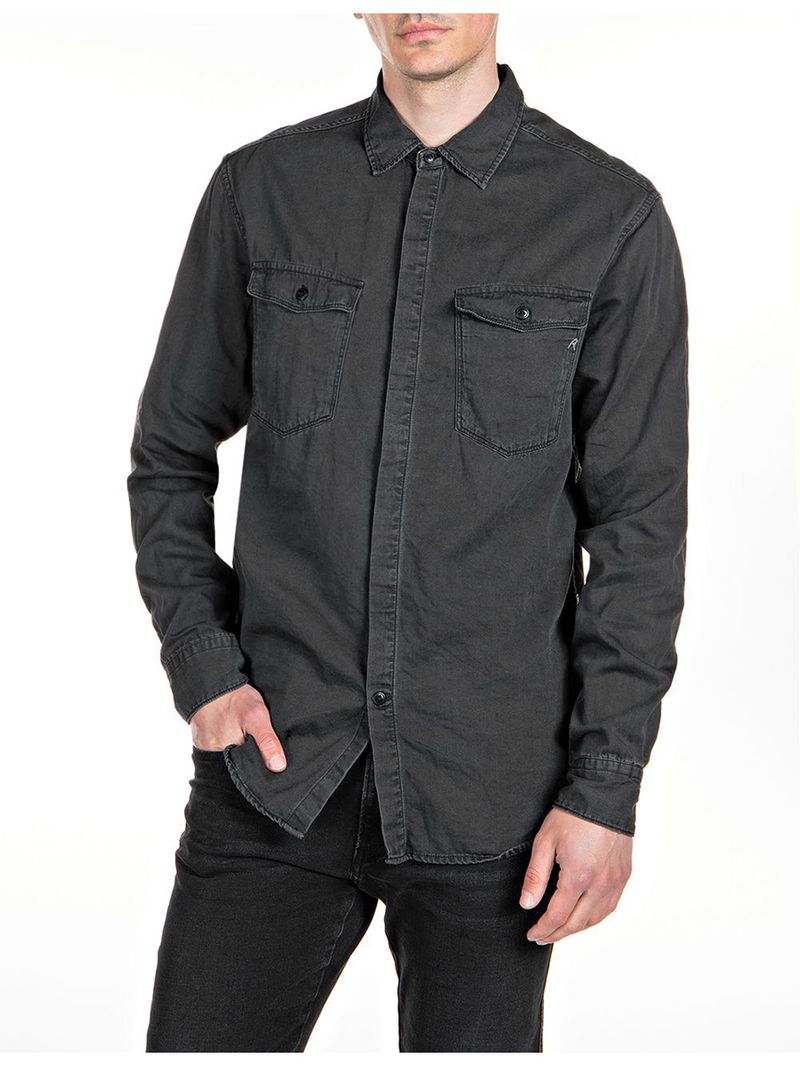 Camisa-Manga-Larga-Para-Hombre--