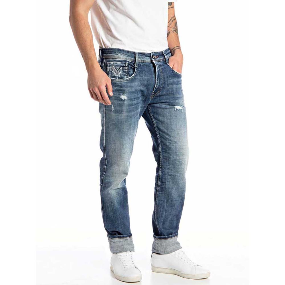 Jean Stretch Para Hombre Anbass  4647