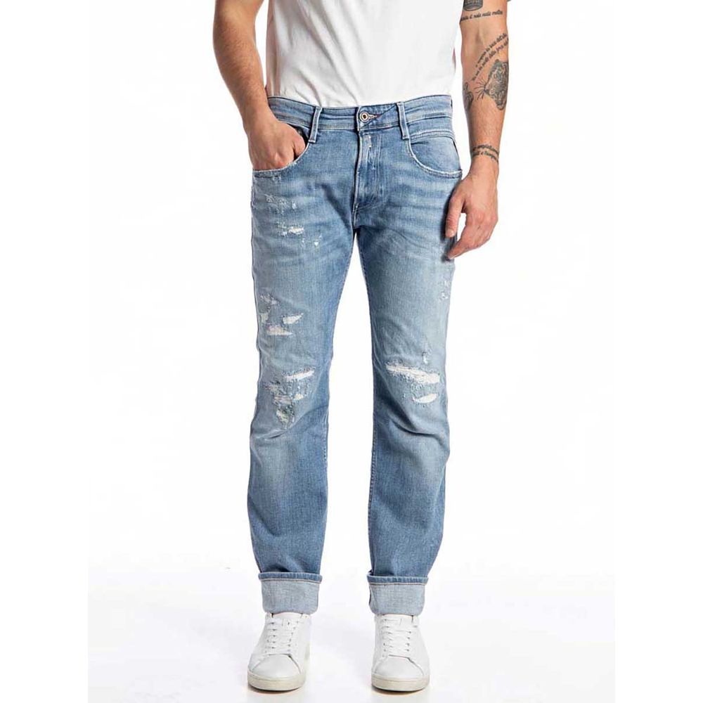 Jean Stretch Para Hombre Anbass  4648
