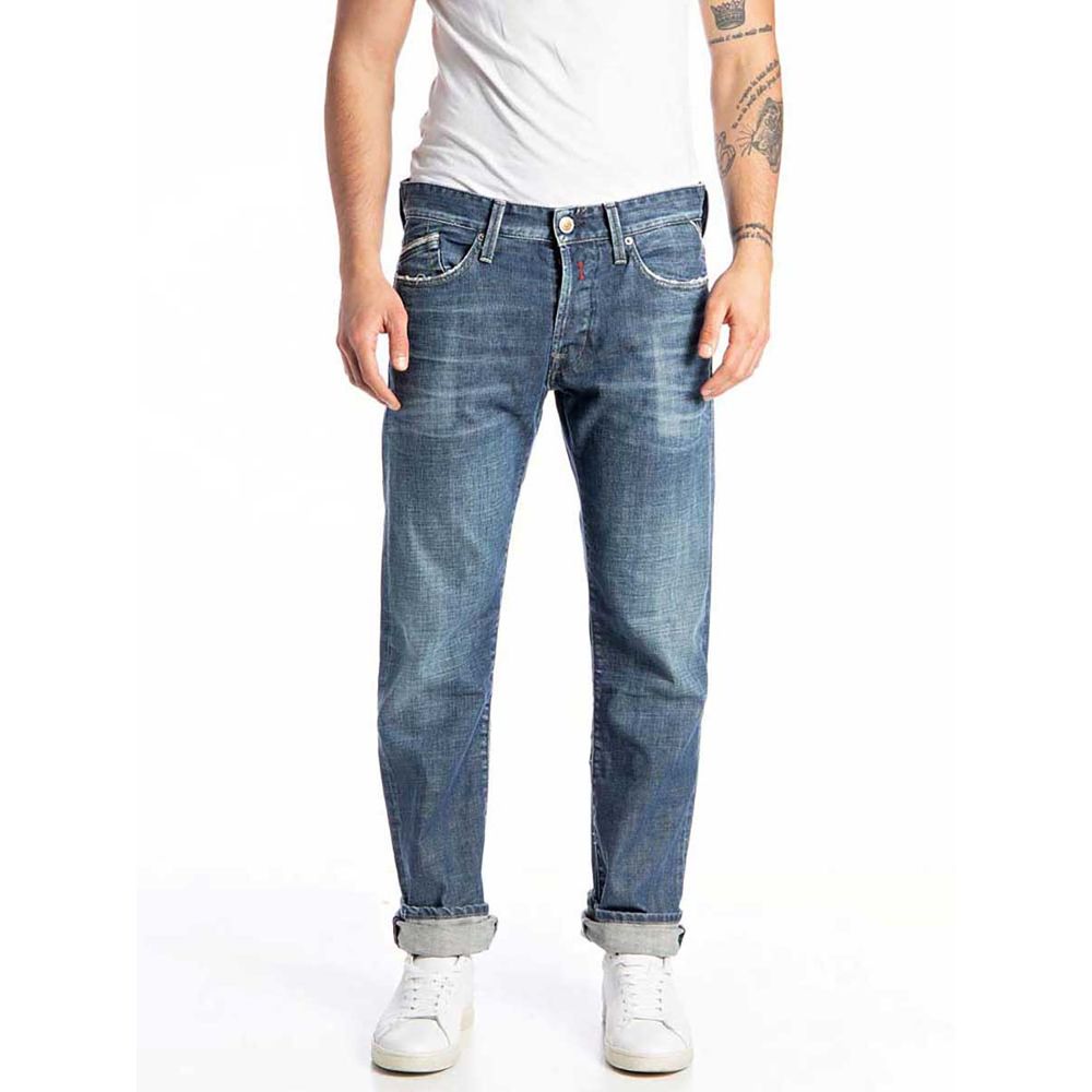 Jean Stretch Para Hombre Waitom  4560