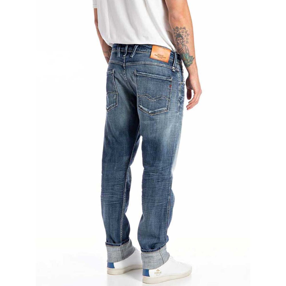 Jean Stretch Para Hombre Anbass  4647