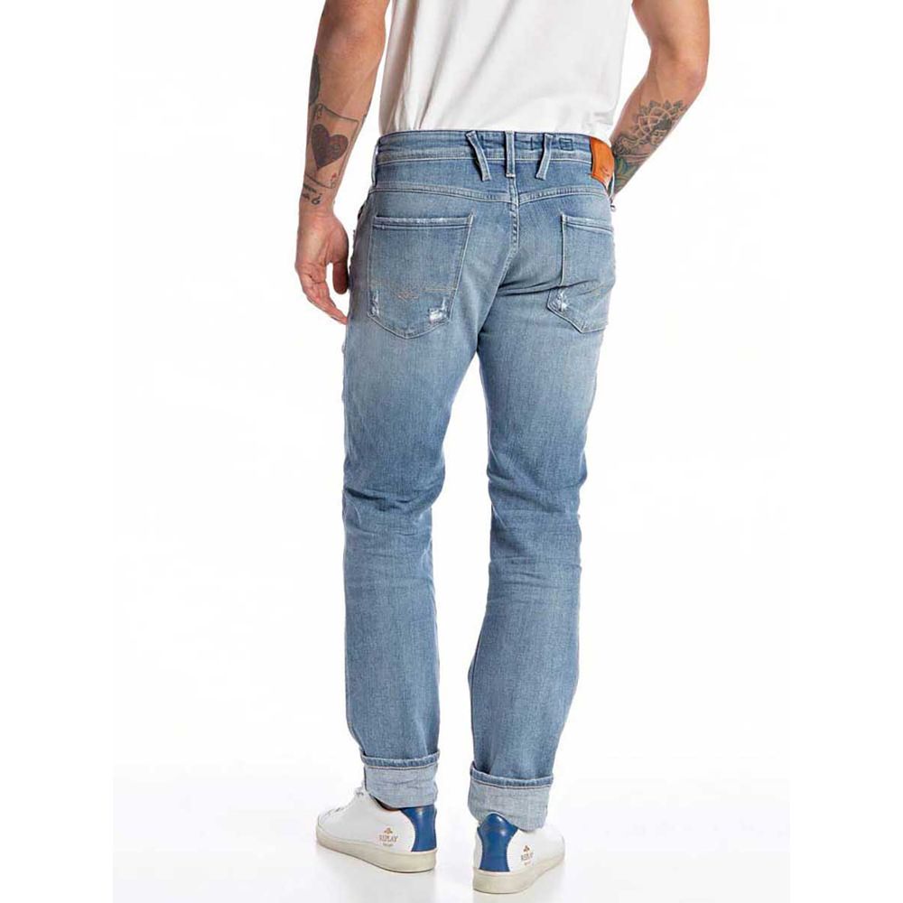 Jean Stretch Para Hombre Anbass  4648
