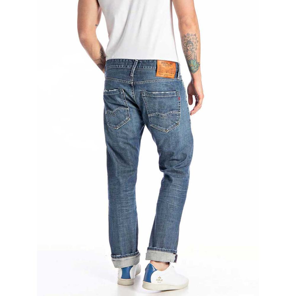 Jean Stretch Para Hombre Waitom  4560