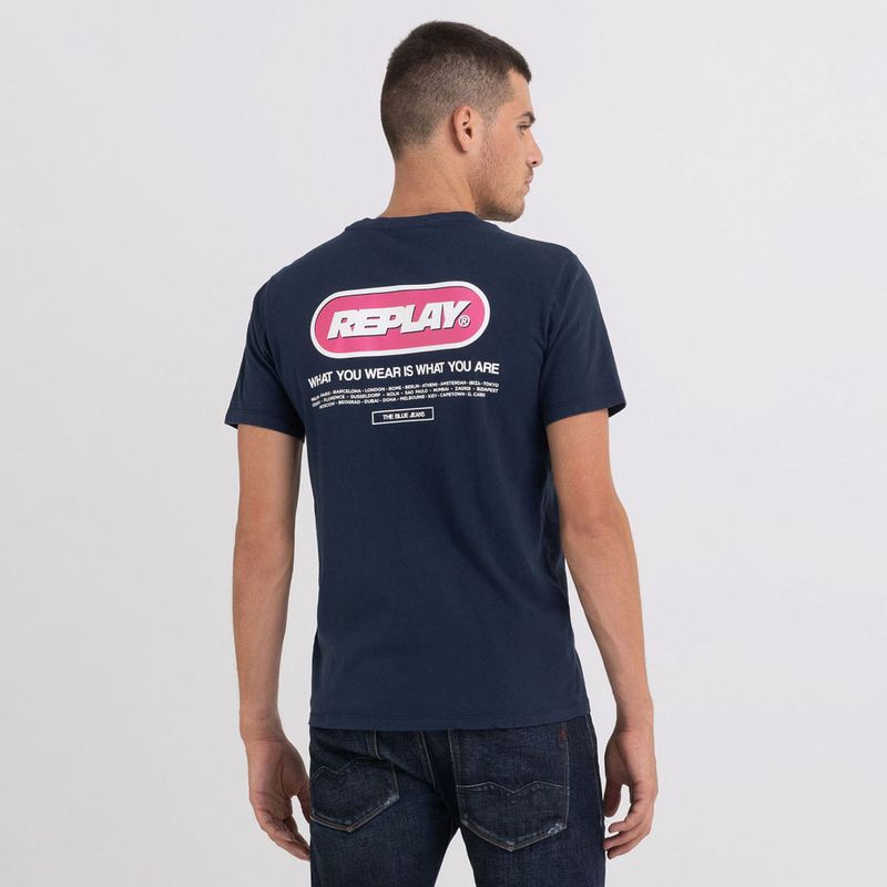 Camiseta-Manga-Corta-Para-Hombre-Replay