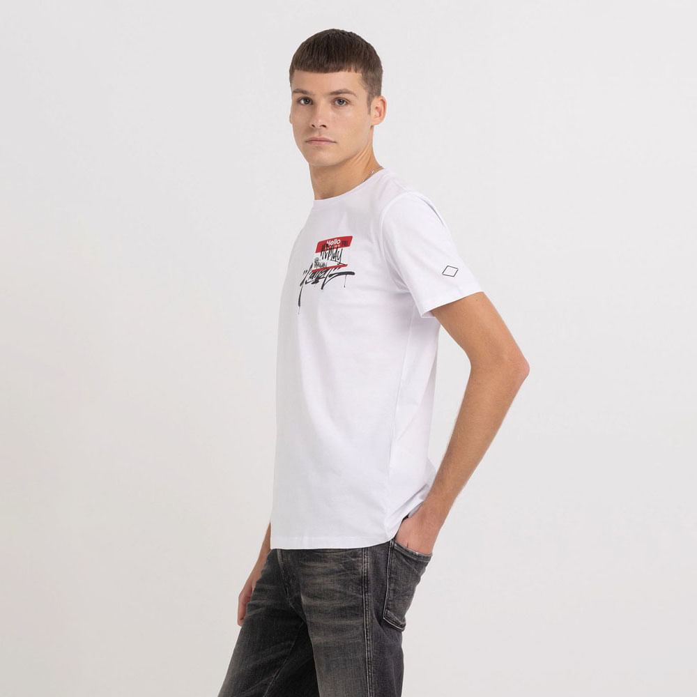 Camiseta Manga Corta Para Hombre