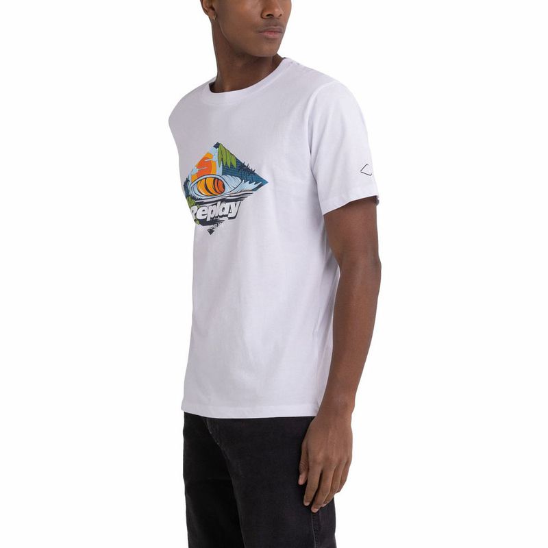 Camiseta-Manga-Corta-Para-Hombre-Replay
