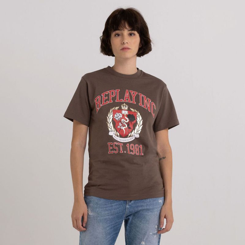 Camiseta-Manga-Corta-Para-Mujer-Replay