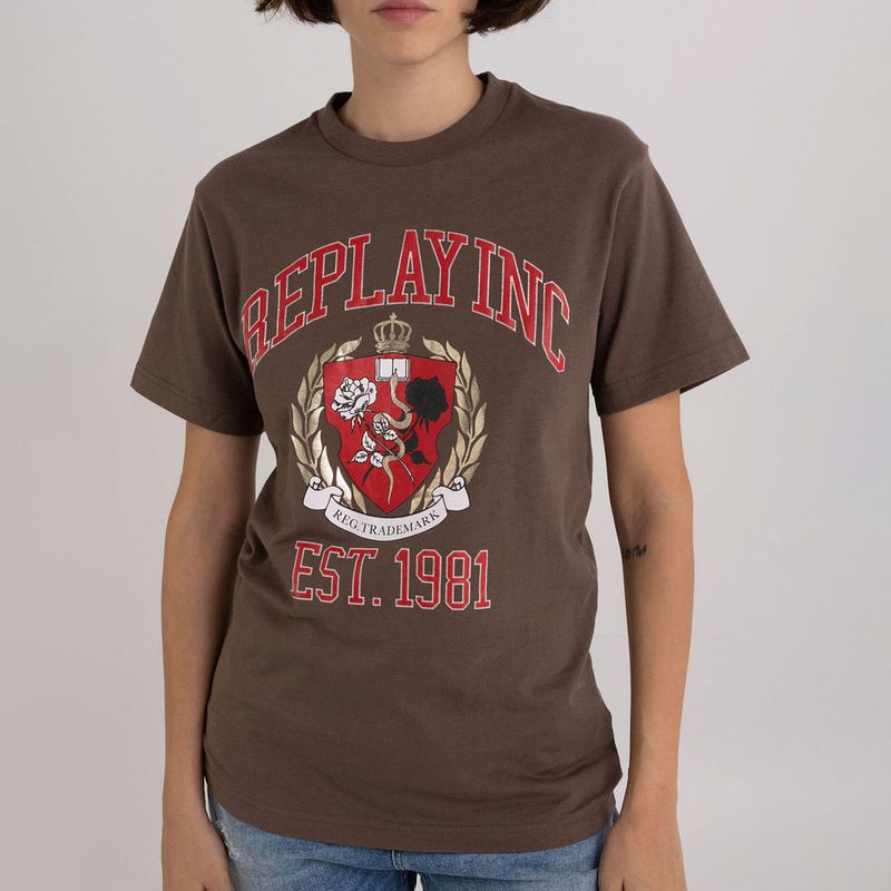 Camiseta-Manga-Corta-Para-Mujer-Replay