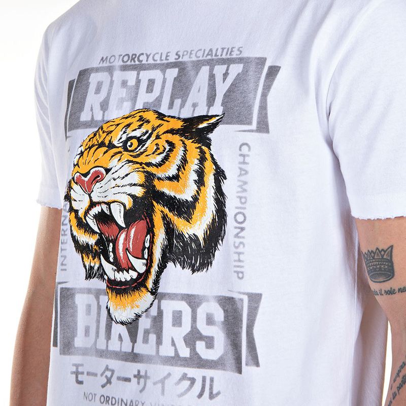 Camiseta-Manga-Corta-Para-Hombre-Replay