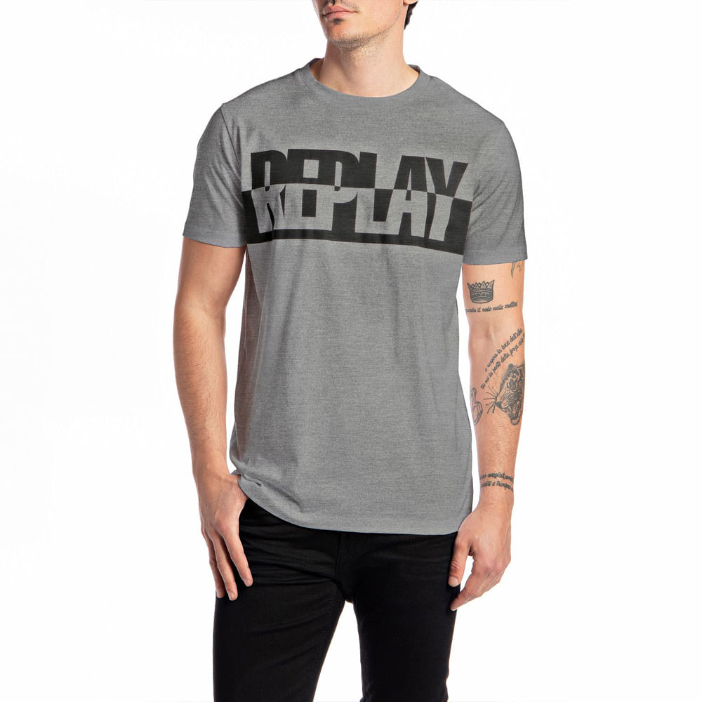 Camiseta Manga Corta Para Hombre