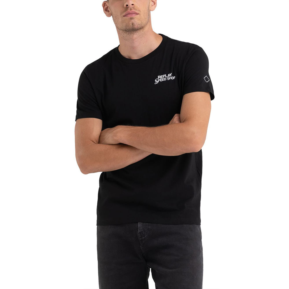 Camiseta Manga Corta Para Hombre