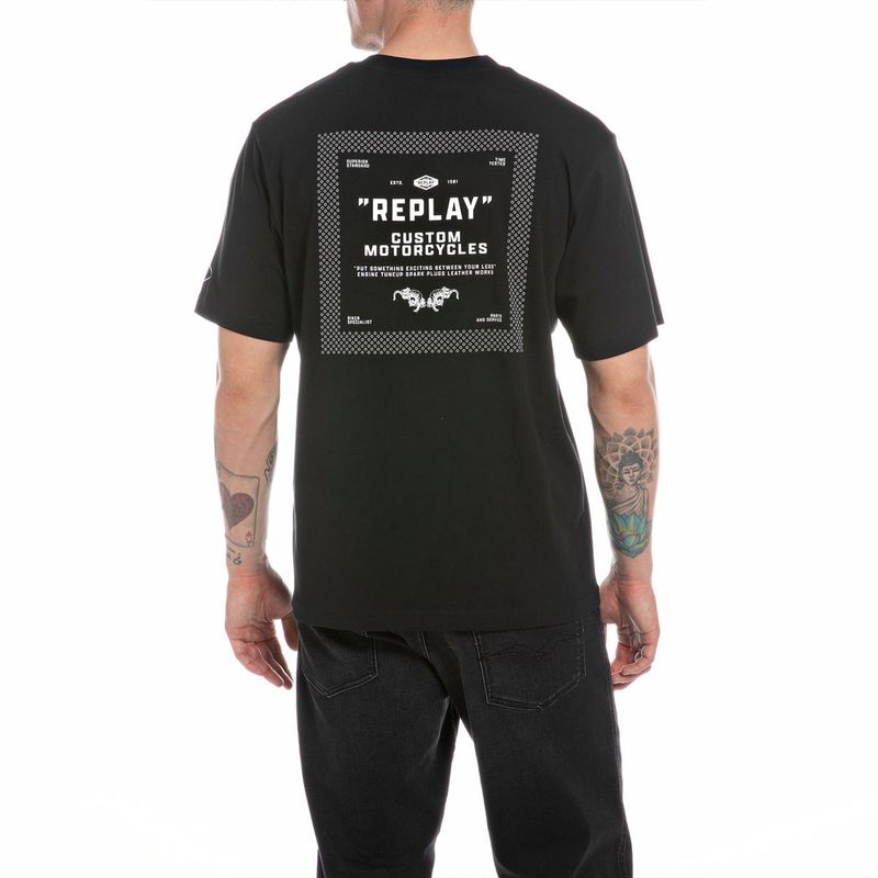 Camiseta-Manga-Corta-Para-Hombre-Replay