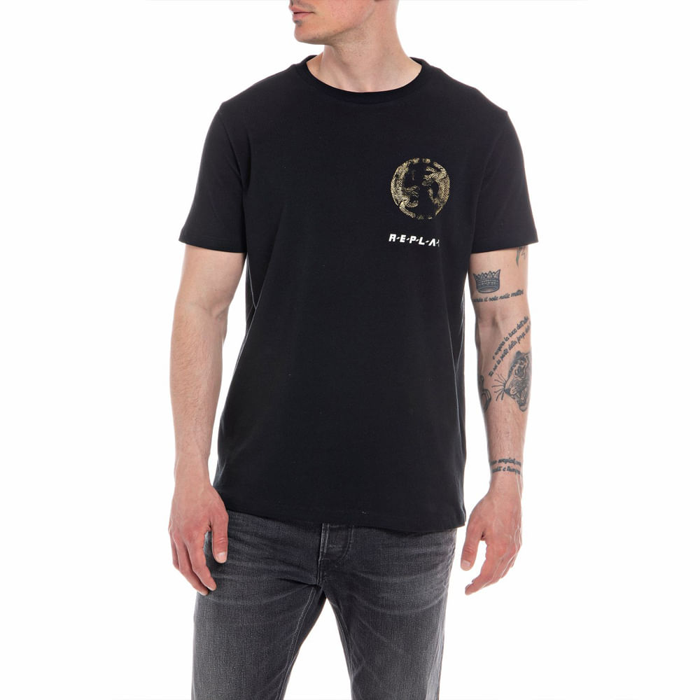 Camiseta Manga Corta Para Hombre