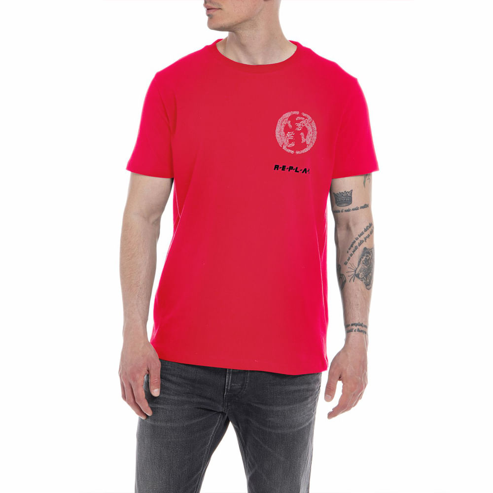Camiseta Manga Corta Para Hombre