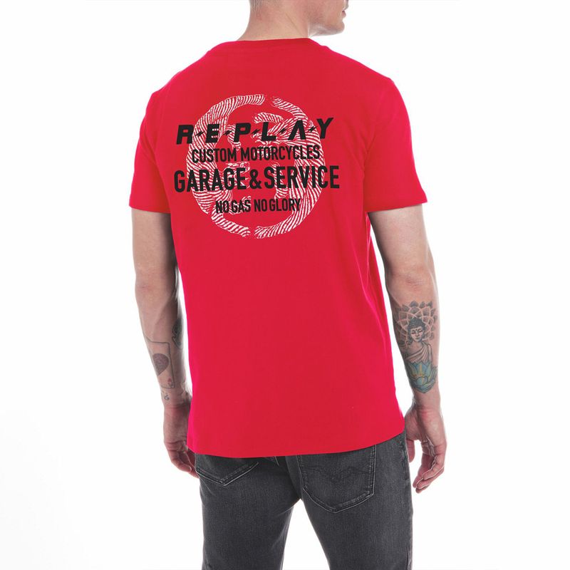Camiseta-Manga-Corta-Para-Hombre-Replay