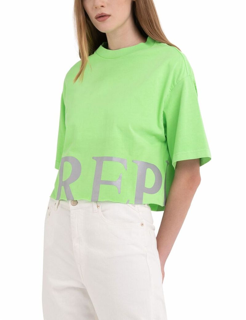 Camiseta-Manga-Corta-Para-Mujer-