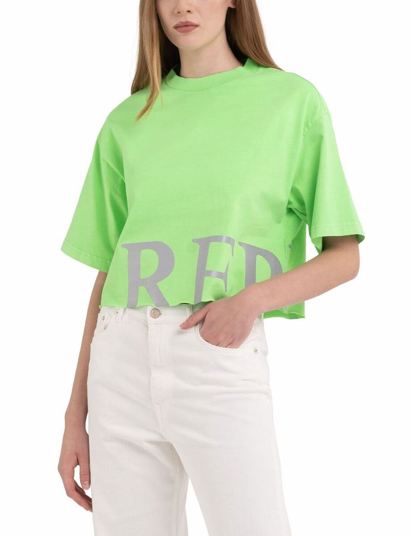 Camiseta-Manga-Corta-Para-Mujer-