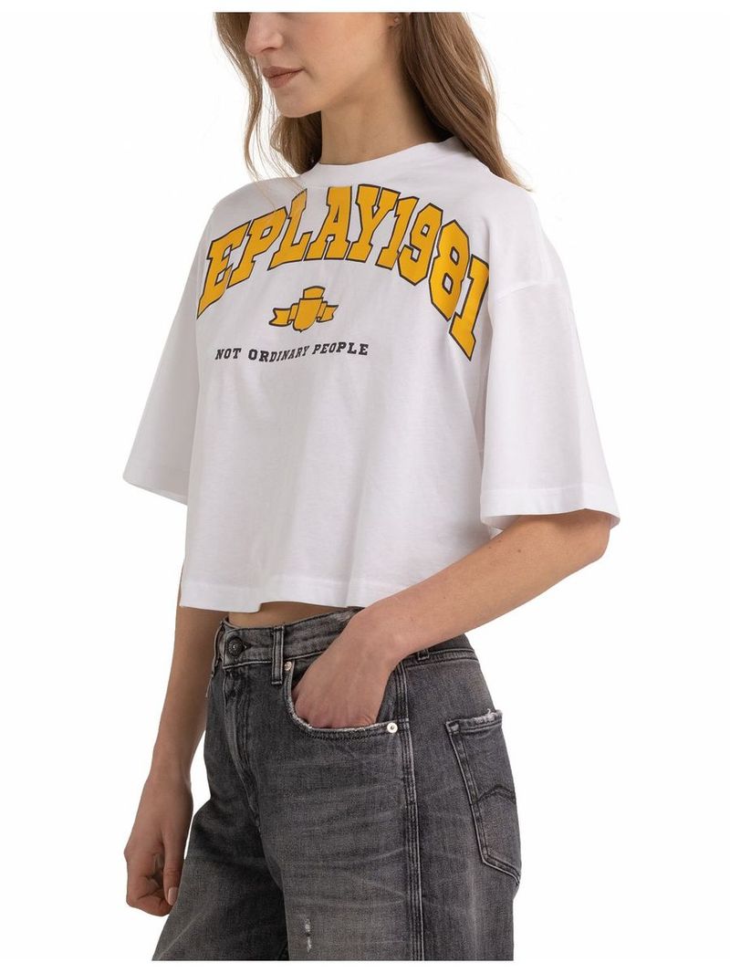 Camiseta-Manga-Corta-Para-Mujer-