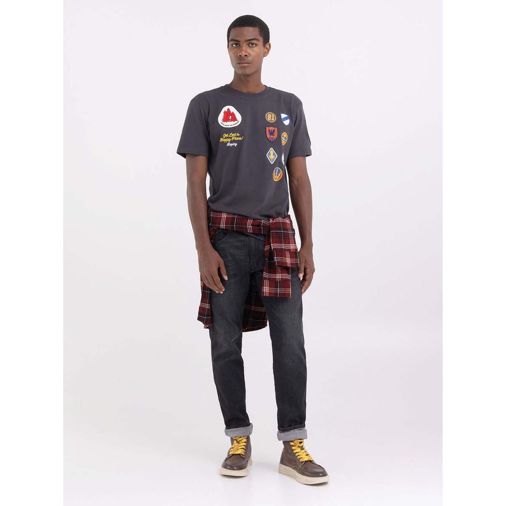 Camiseta Manga Corta Para Hombre